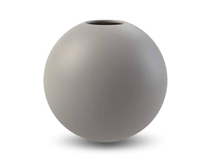 Vase Boule Cooee Design en céramique\, Coloris Gris\, 20 cm