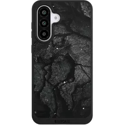 Nivocase Handyhülle für Samsung Galaxy A56 5G Hülle NIVOpure Case Schwarz Beton Stein schwarz (Samsung Galaxy A56 5G), Smartphone Hülle, Schwarz