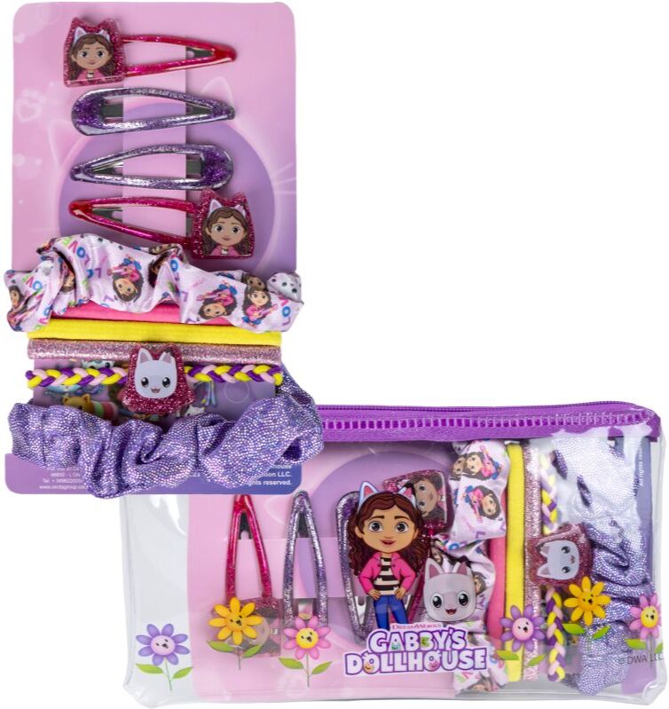 Gabby's Dollhouse Beauty Set Accessories kit d’accessoires pour les cheveux pour enfant