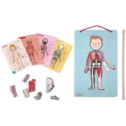 Janod Magnetischer Körper (Deutsch, Englisch, Französisch, Italienisch, Spanisch, 6 - 12 Jahre)