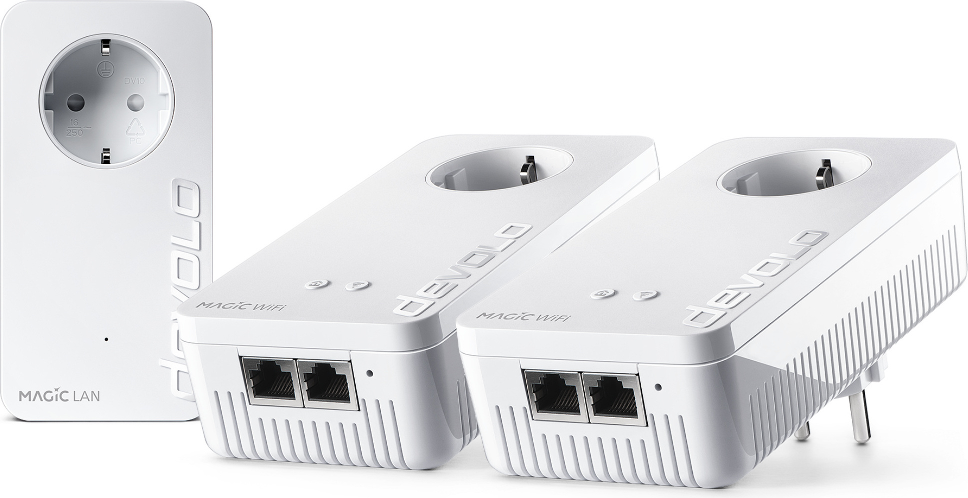 devolo Magic 1 WiFi Powerline Mesh WLAN Verstärker 3x Adapter