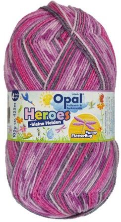 Opal Sockenwolle "Heroes – kleine Helden", 4-fach