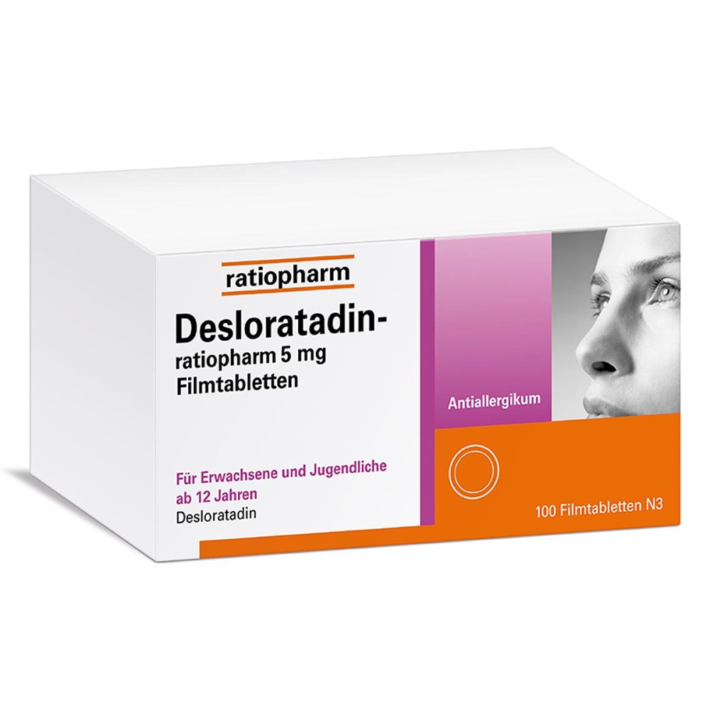 ratiopharm GmbH Desloratadin-ratiopharm 5 mg Filmtabletten 15397612