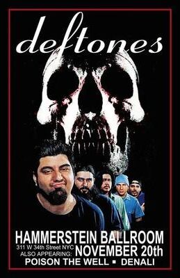 Inspired Finds Deftones Around The Fur Retro Album Canvas Poster For Music Room & Wall Decor 19.69x27.56in No Frame cathedral Noir