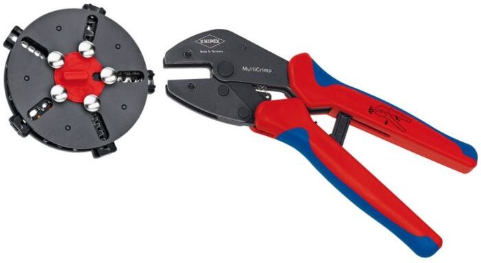 KNIPEX MultiCrimp Crimpzange mit Wechselmagazin 973302