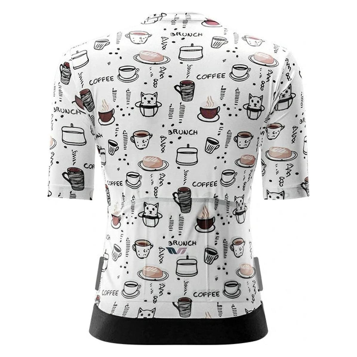 Rockbros 15110005003 Damen-Radtrikot Kurzarm Grösse S - Weiss (S) (ROCKBROS)