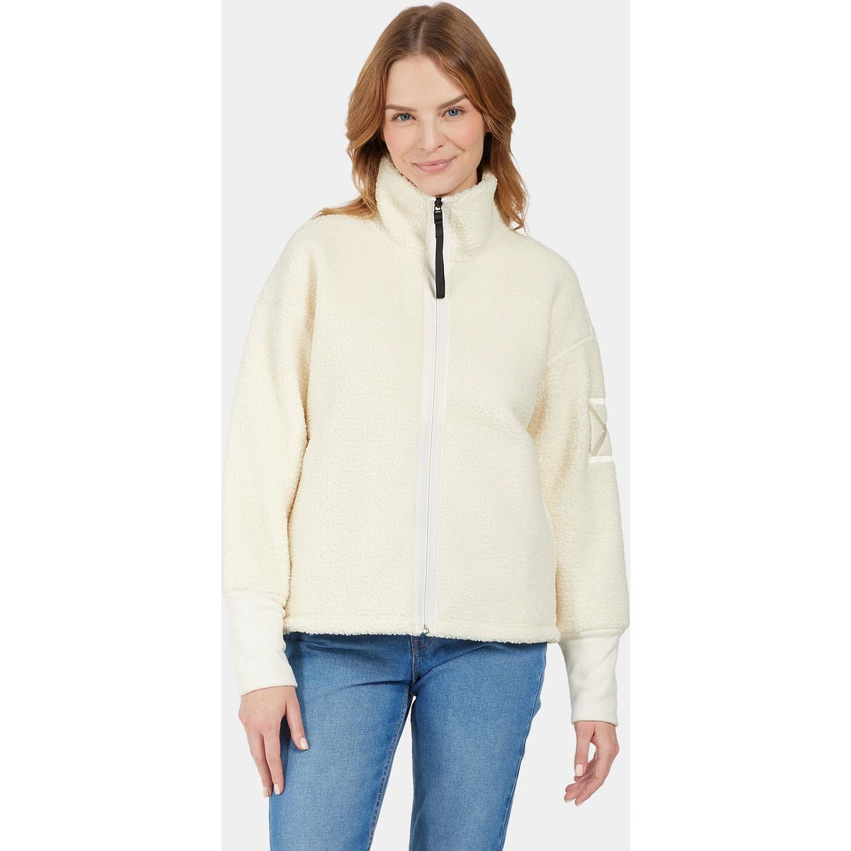 Didriksons Mella WNS Full Zip 3 white foam (600) 40 505446600-40