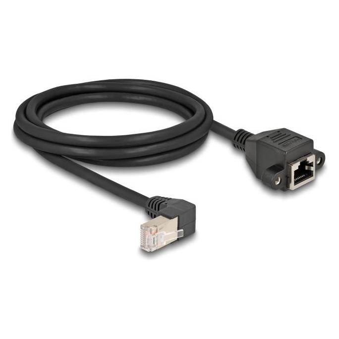 Delock Netzwerk Verlängerungskabel S/FTP Stecker RJ45 Stecke (S/FTP, CAT6a, 2 m) (80312)