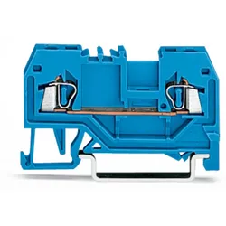 Wago 279-904 2-Leiter-Durchgangsklemme,1,5 mm2,für Anwendungen Ex i geeignet,blau 279904  - 100 Stück