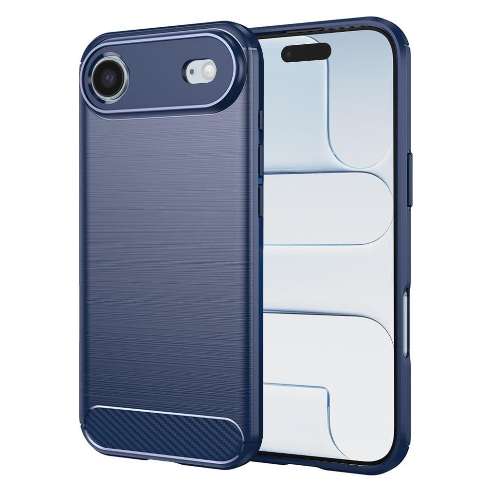 Techsuit - Carbon Silicone - iPhone 17 Air - Blue (Apple iPhone 17) (58346150)