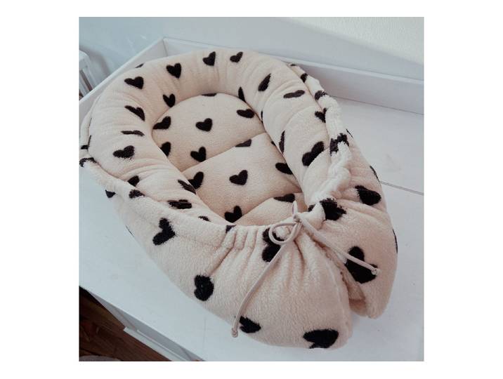 LittleANTunique Nestchenschlange Babynestchen Herzchen Teddy