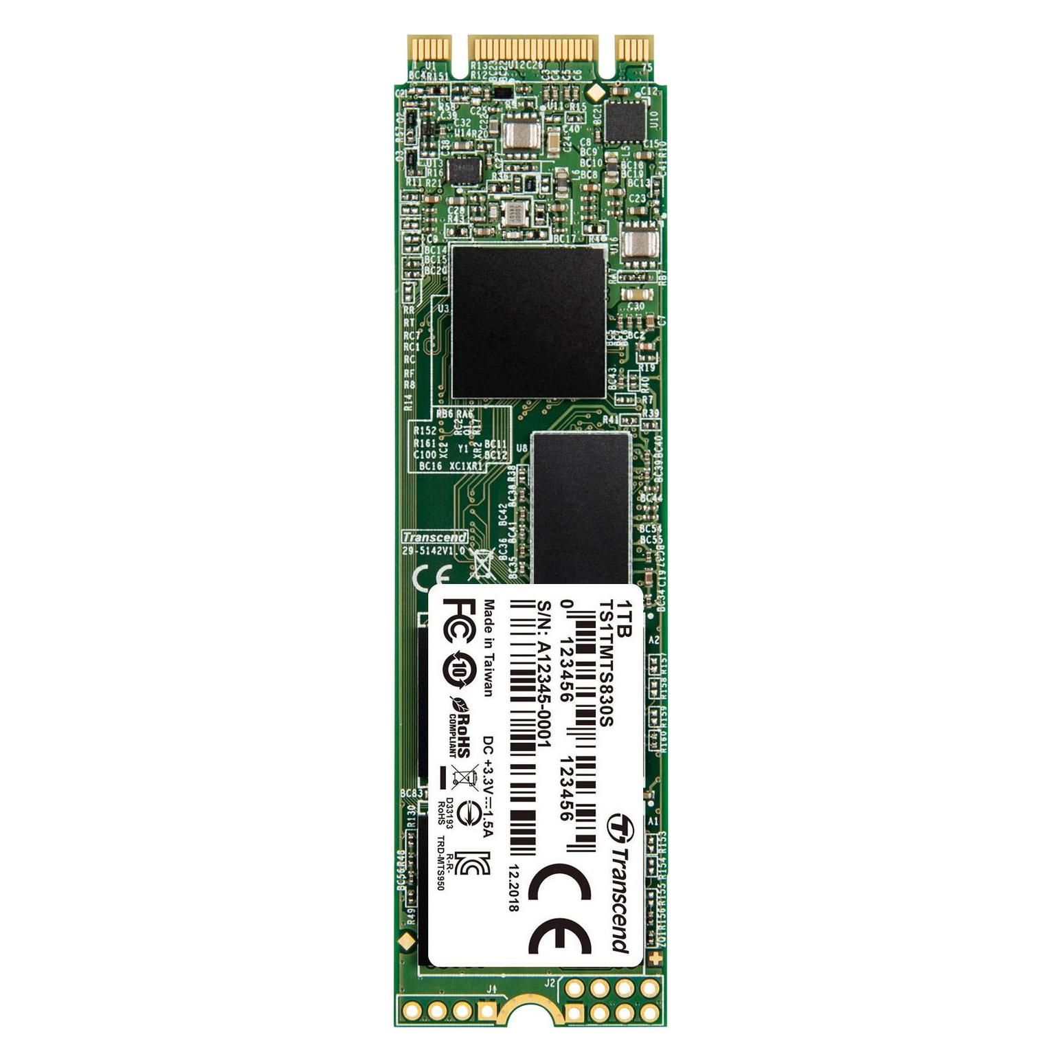 Transcend 830S (1000 GB, M.2 2280) (TS1TMTS830S)