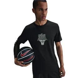 NIKE Dri-FIT Basketball T-Shirt Herren 010 - black 3XL