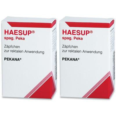 Haesup spag.Peka Suppositorien x2 2x10 St