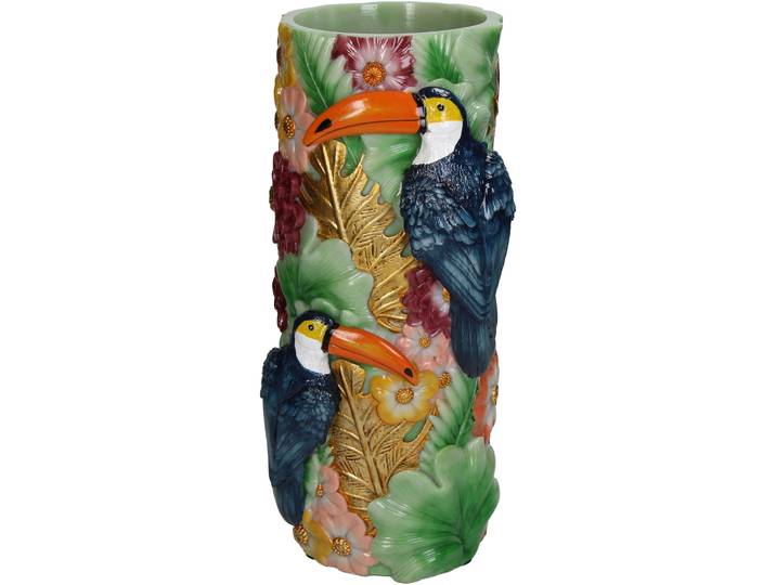 Vase Myko Multicolor Polyresin D 13.5 cm H 29.5 cm - Vase