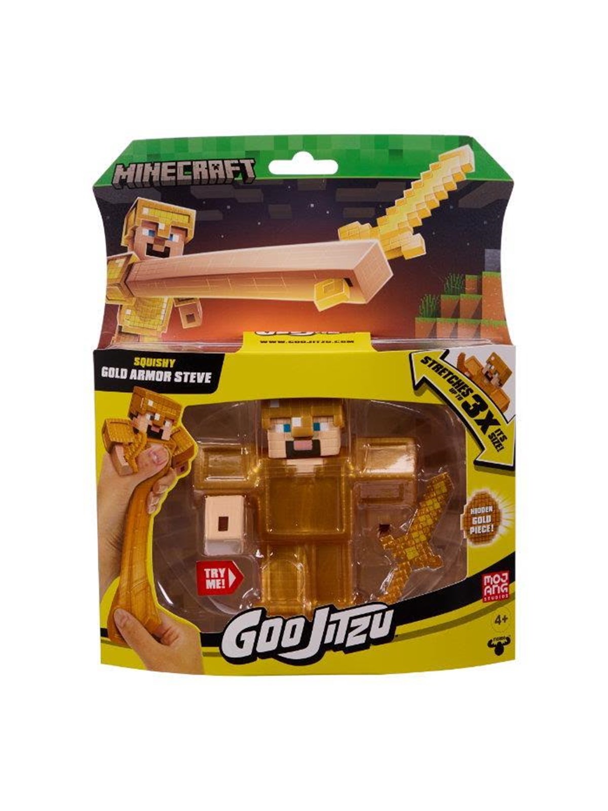 Goo Jit Zu MINECRAFT S4 GOLD ARMOR STEVE