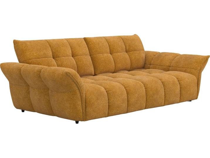Welnova Big Sofa TINO, gold, Stoff