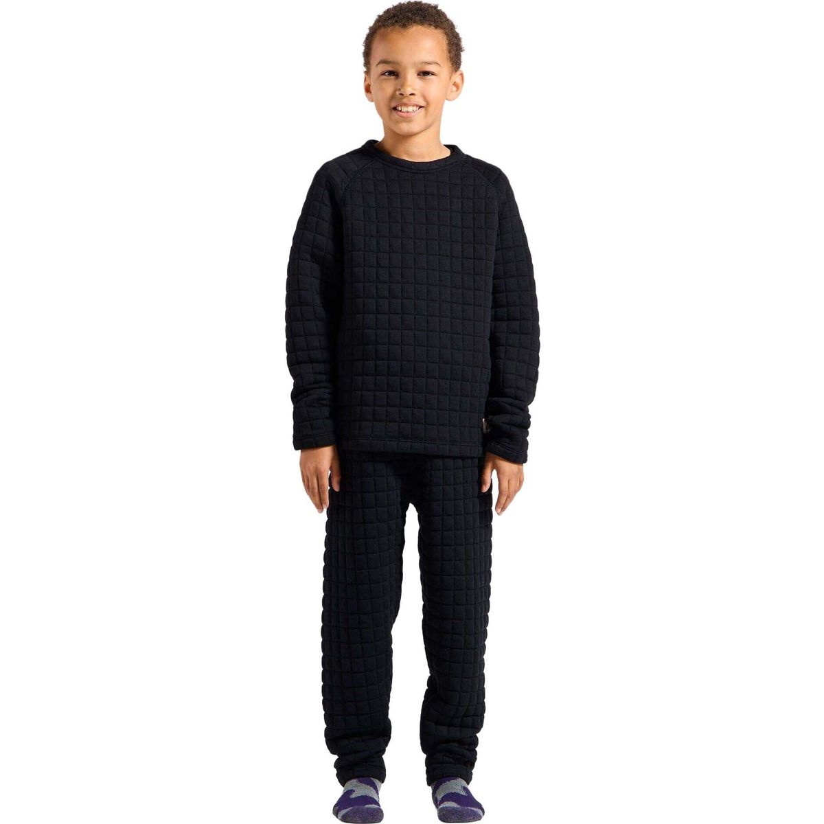 Odlo Quilted Kids Base Layer Top black (15000) 140 159579-15000-140