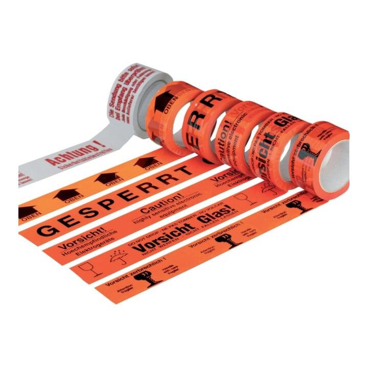 Warn-Klebeband 50mm x 66m -Bruchgefahr- ; Enviro Pack (0216081)