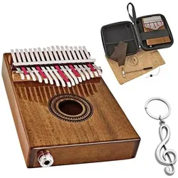 Meinl Sonic Energy PKL1707H Kalimba mit Anhänger (Perkussion), Perkussion, Braun, Silber