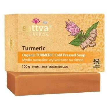 Sattva Ayurveda Sattva Organic Cold-Processed Soap Turmeric 100g (Hartseife, 100 g) (58104149)