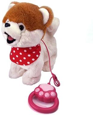 Tiny Tots Teens Trends Interactive Robot Dog, Sound Control Plush Puppy Toys, Cat Lick Tongue, Talk, Bark, Sing Music Animal For Kid Gifts brown Dog