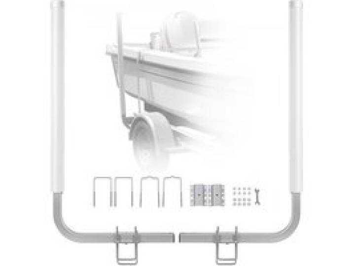 VEVOR Guides de Remorques de Bateaux 110 cm Largeur Réglable de 30 cm Guide de Mise à l’Eau en Acier avec Tube en PVC pour Jet-Skis Bateaux de Pêche Voiliers Dériveurs Bateaux Gonflables