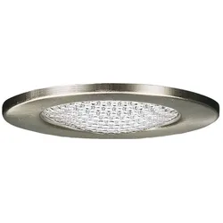 Paulmann Möbeleinbauleuchte, Schutzglas strukturiert, 12V, G4, 66mm, Eisen gebürstet PAUL-98449