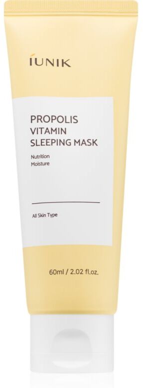 IUNIK Propolis Vitamin Nachtmaske zur Erholung der Haut mit Multivitamin-Komplex 60 ml