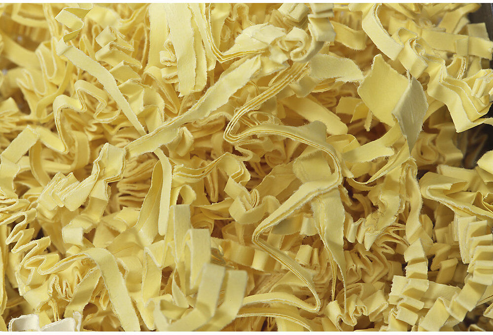 kaiserkraft SizzlePak Papier-Füllmaterial, 10 kg, Füllvolumen 350 l, gelb