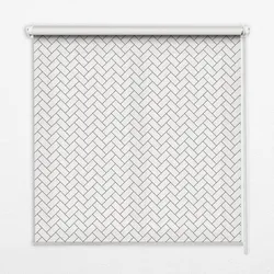 INNENROLLO - Fensterrollo - Rollo - 100x100 cm - Rechteck neben Rechteck