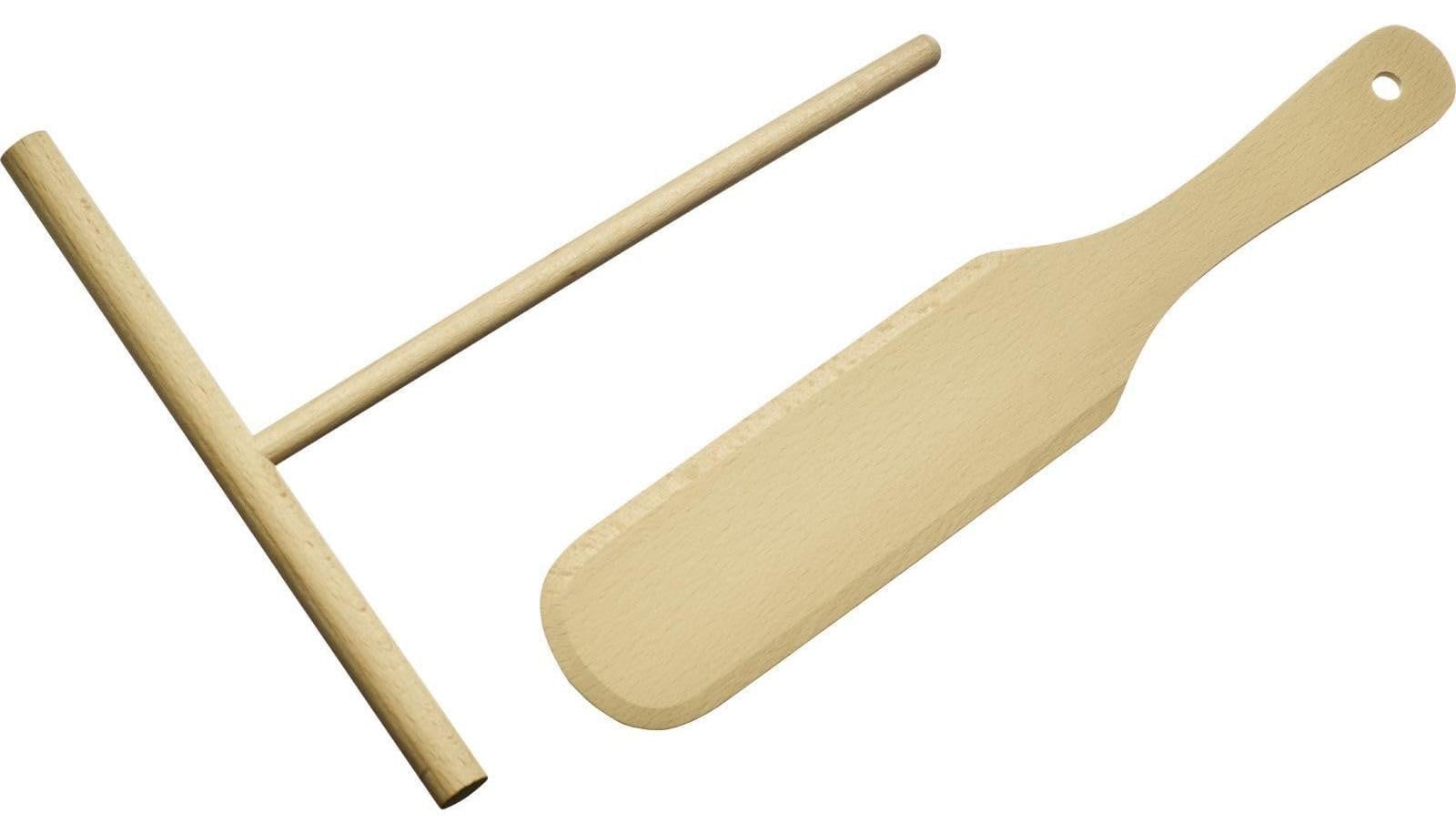 Westmark Woody Crêpes-spatel en deegverspreider set