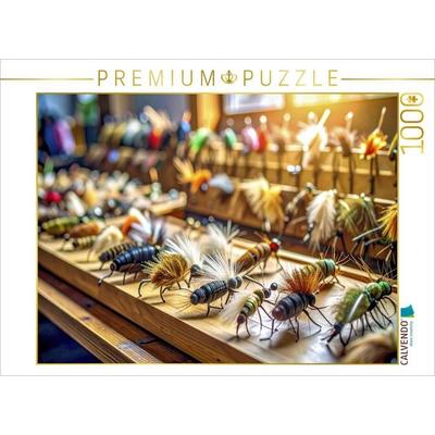 CALVENDO Puzzle Auch mit einem kleinen Haken kann man große Fische fangen. | 1000 Teile Lege-Größe 64x48cm Foto-Puzzle für glückliche Stunden,