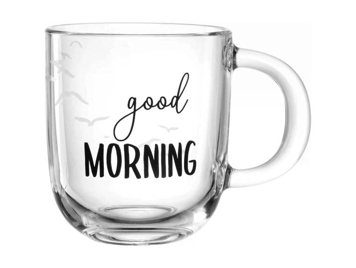Leonardo Tasse Ufficio 400ml Good morning - Material: Glas - 215