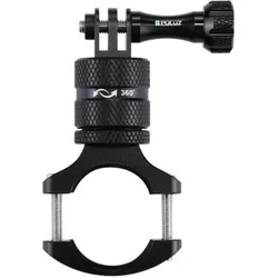 Puluz 360-Grad-drehbarer Fahrradgriff aus Aluminium für den Lenker, Action Cam Zubehör, Schwarz