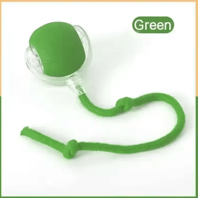 Inspire Curations Speedy Tail 2.0 Smart Interactive Ball Automatic Motion Toy For Cats & Dogs style2 Green