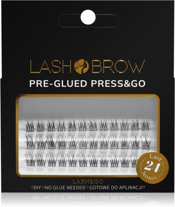 Lash Brow Press&Go Self-Adhesive Eyelashes self-adhesive cluster lashes Daily Natural 1 pc