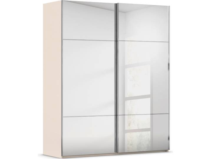 Schwebetürenschrank, Beige, 181x223x67 cm, Holzwerkstoff, 2 Türen, Modern & Landhaus, Rauch