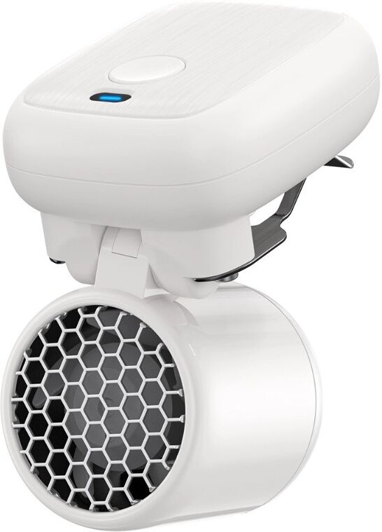 INF Tragbarer USB wiederaufladbarer Mini-Clip-Ventilator – Faltbarer Hand- und Clip-Ventilator mit 1200mAh Akku und hohen Beige
