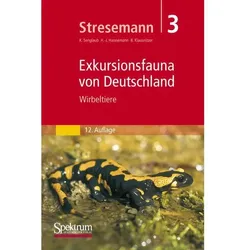Stresemann - Exkursionsfauna von Deutschland. Band 3: Wirbeltiere, Fachbücher von Erwin Stresemann