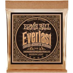 Ernie Ball Akustik Medium Light (6x, Gitarre, 0.05"), Saiten