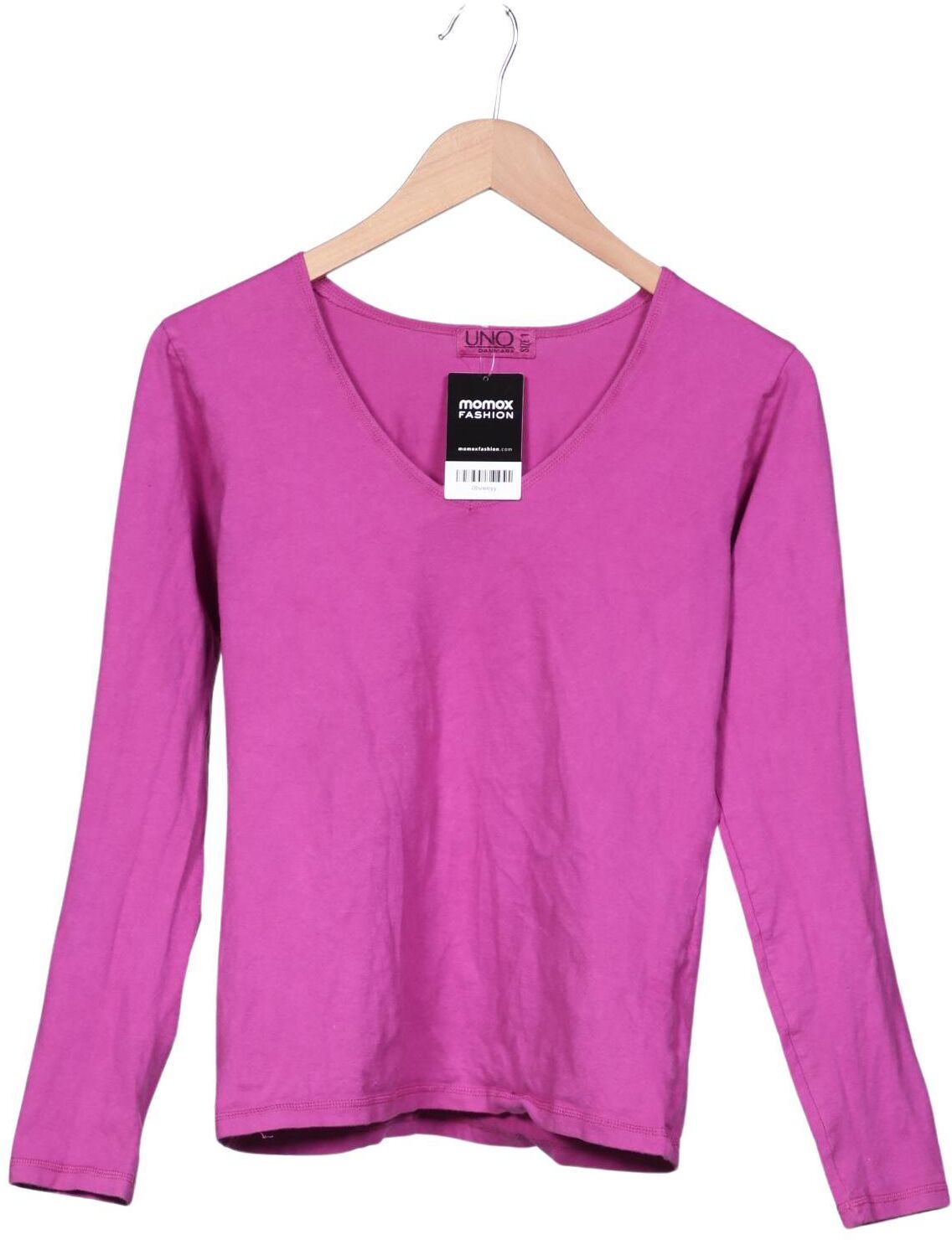 Uno Piu Uno Damen Langarmshirt, Pink, Gr. S, Elasthan / Baumwolle - Second Hand