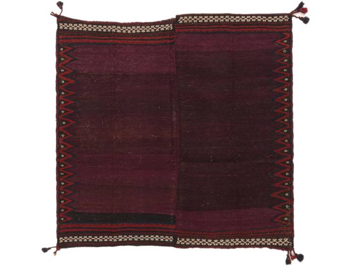 Kelim Afghan Heritage Teppich 161x153 Handgewebt Orientteppich Quadratisch Wolle