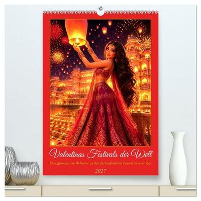 Valentinas Festivals der Welt (hochwertiger Premium Wandkalender 2027 DIN A2 hoch), Kunstdruck in Hochglanz