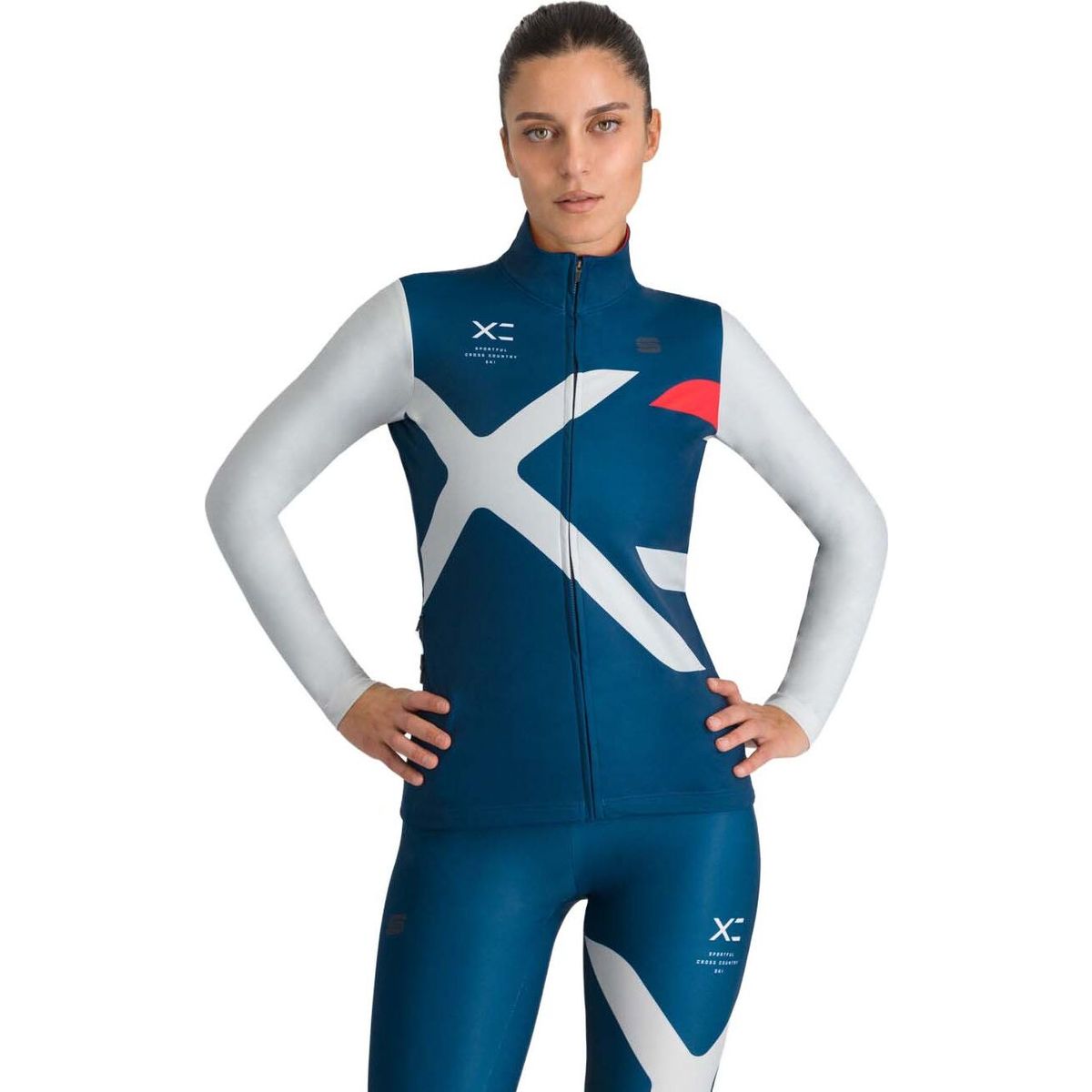 Sportful Squadra W Jersey teal blue/ice (415) S 0425525-415-S