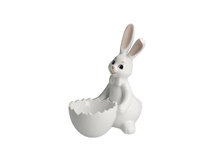 Goebel Hase mit Schale Sweet Boy - Figur Snow White