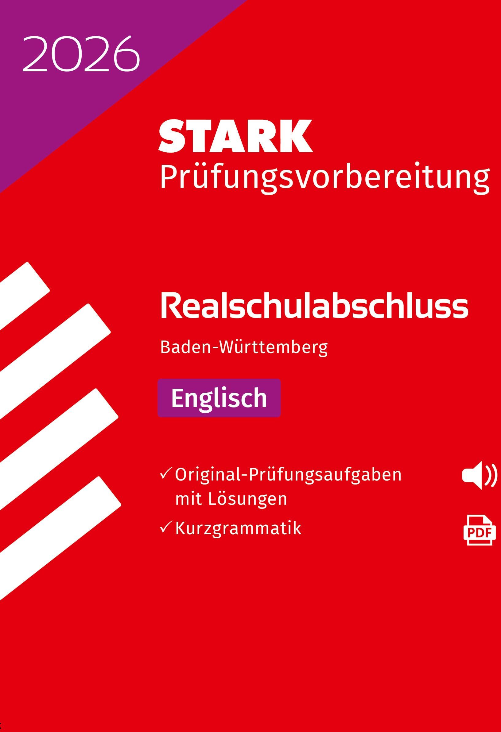 STARK Englisch - Realschulabschluss 2026 BW - Prüfungsvorbereitung (Abschlussprüfungen) - Preis vom 04.10.2026 03:51:26 h