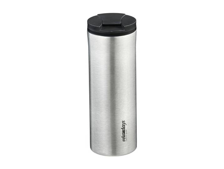 Relaxdays Thermobecher Edelstahl 400ml