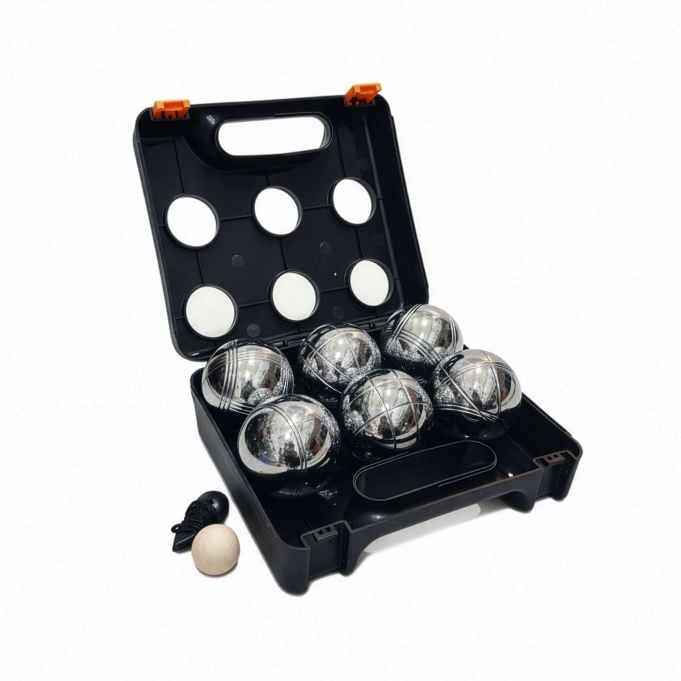 Relaxdays Set van 6 boules-ballen