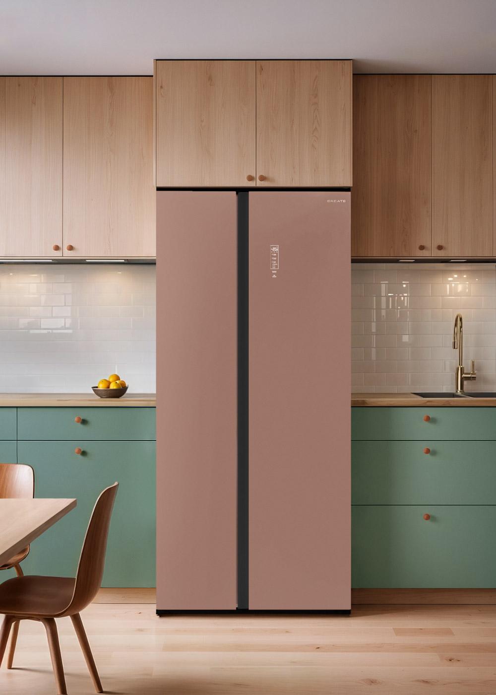 CREATE - FRIDGE STUDIO SIDE BY SIDE 550 - Side-by-Side-Kühlschrank 550 l No Frost